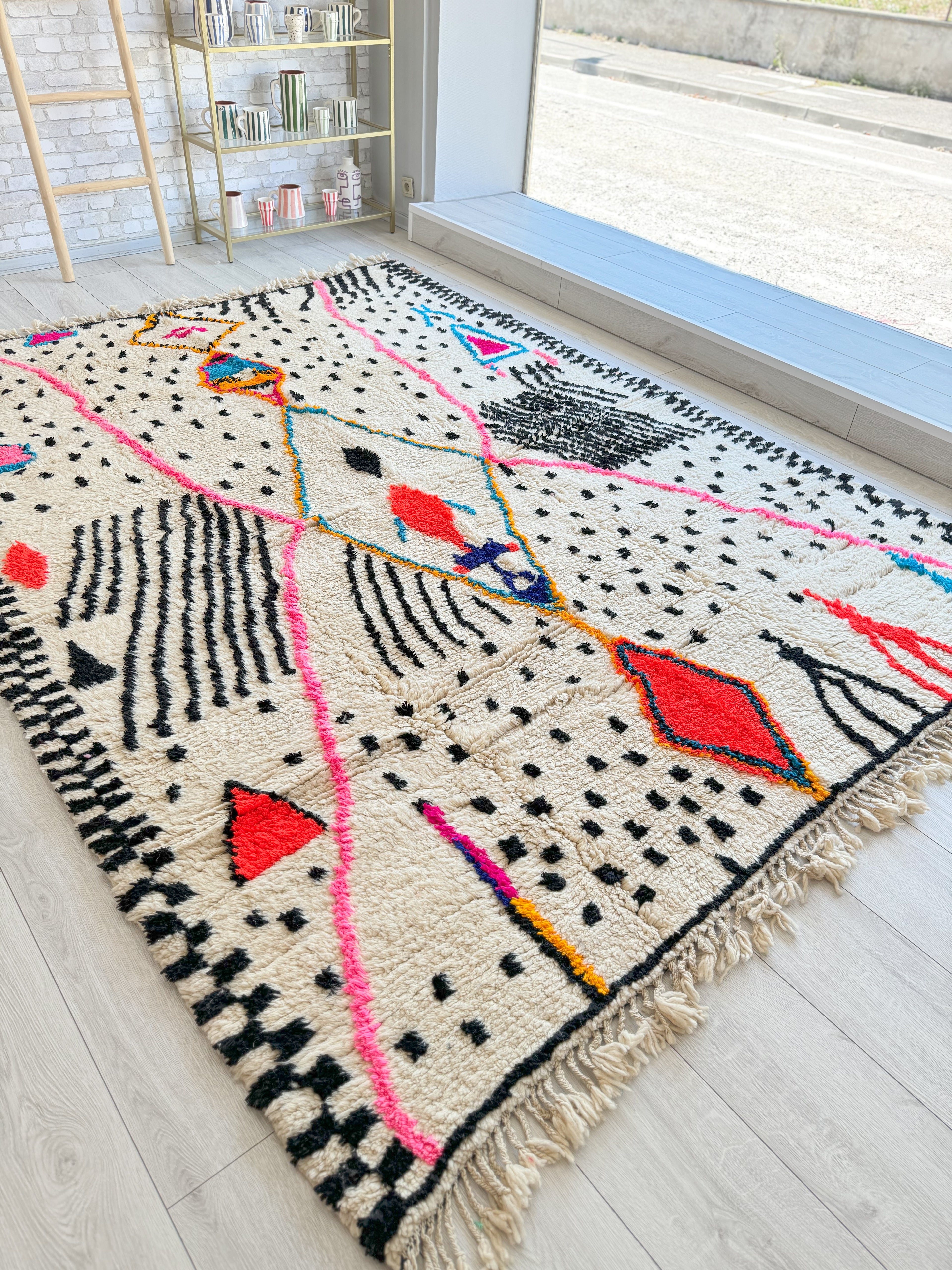 Tapis Berbère Coloré n°1273 — Pièce Unique