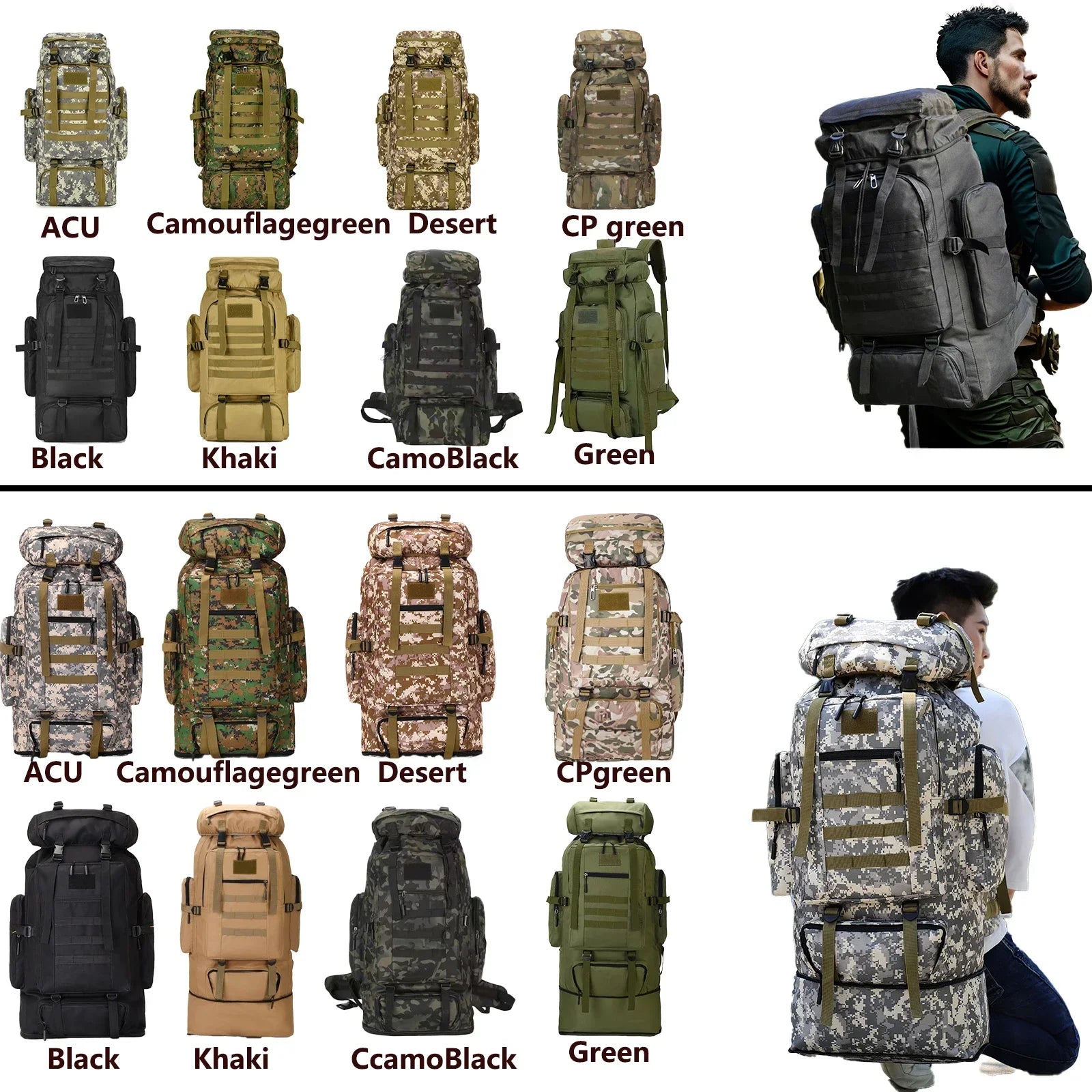 Sac de Haute Montagne & Expédition – 80L ou 100L