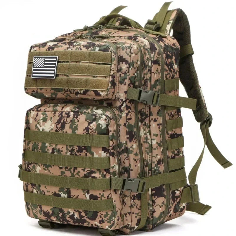 25L ou 50L Tactical Backpack - Molle Bag Outdoor