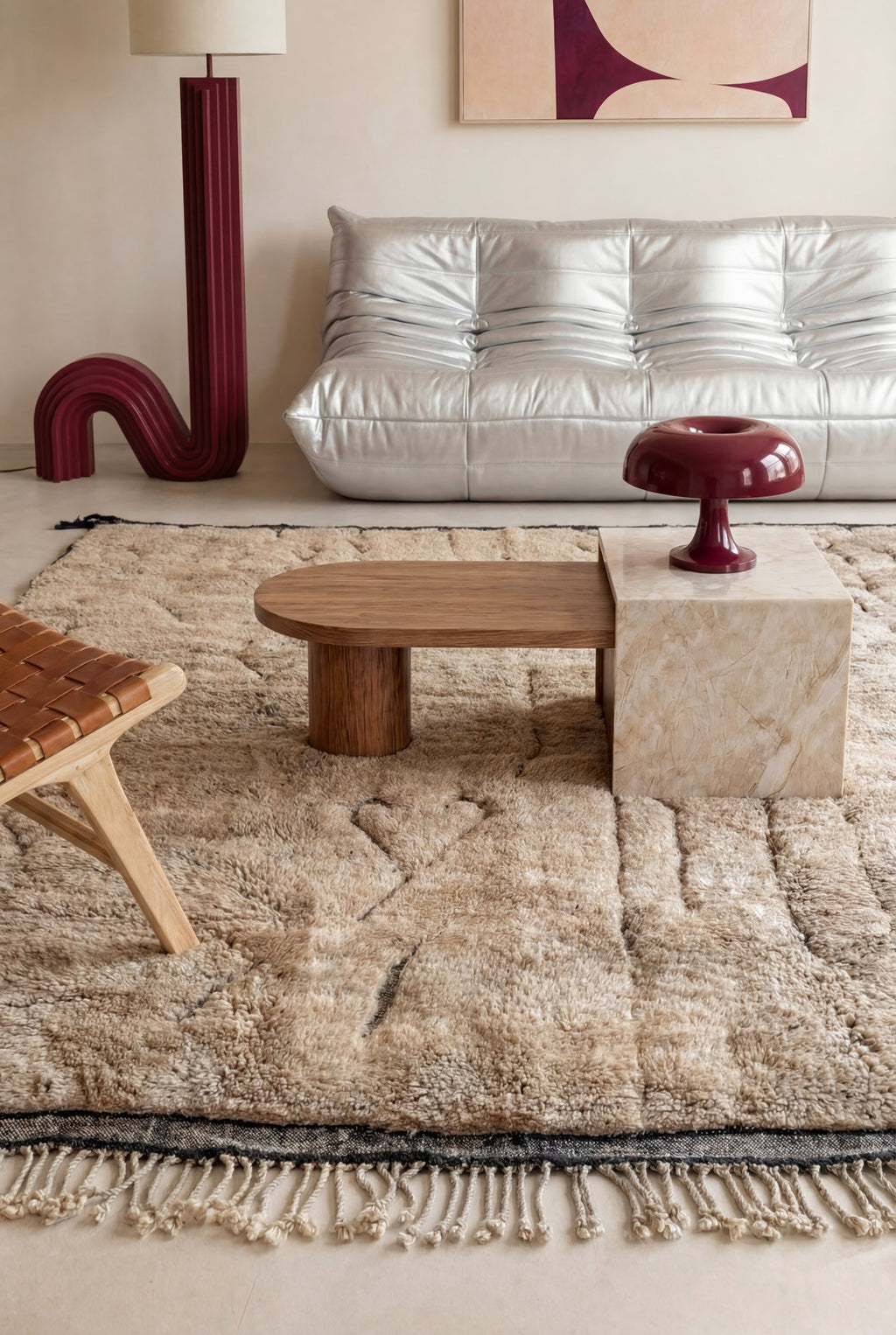 Tapis Béni Ouarain n°835 — Pièce Unique
