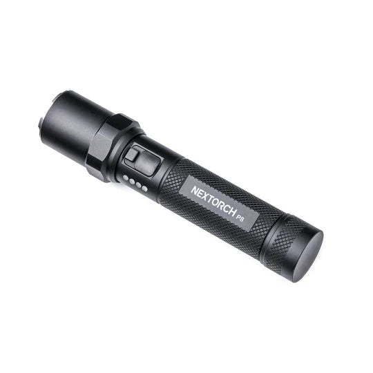 Lampe tactique rechargeable P8 - éclairage blanc - 1300 lumens