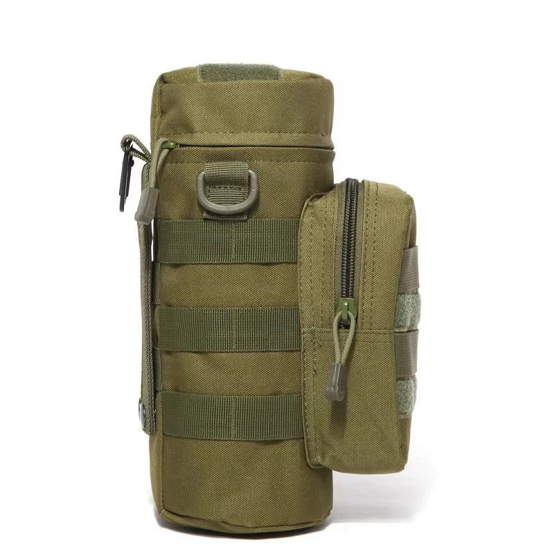Pochette gourde tactique Molle – Porte bouteille outdoor robuste pour randonnée et chasse