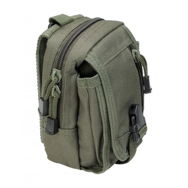 Poche molle multi compartiments ripstop 15 x 11 x 6cm Kaki - Cityguard