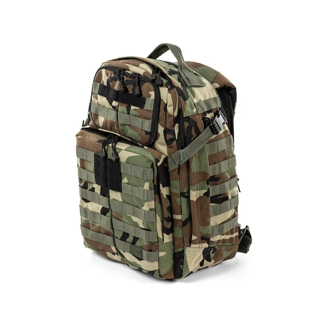 Sac à dos militaire 37L RUSH 24 2.0 Camouflage Woodland