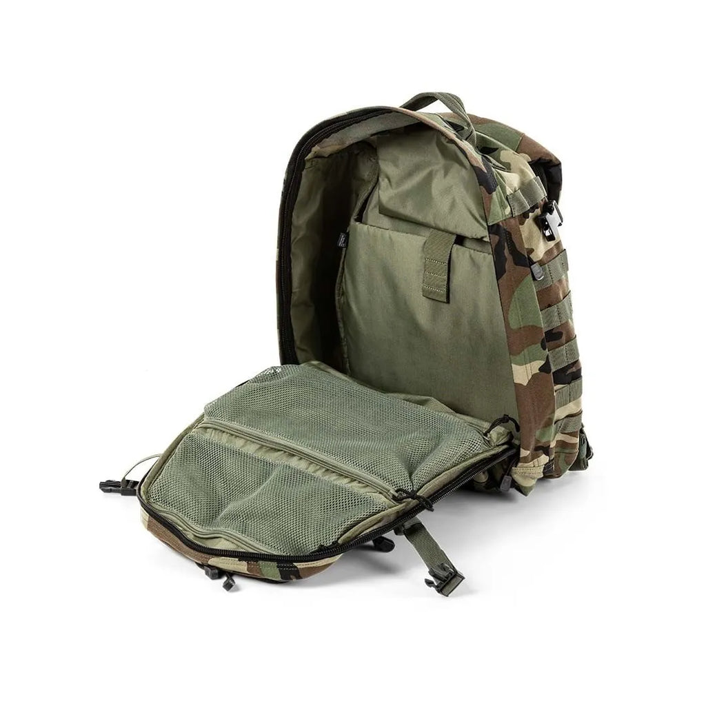 Sac à dos militaire 37L RUSH 24 2.0 Camouflage Woodland