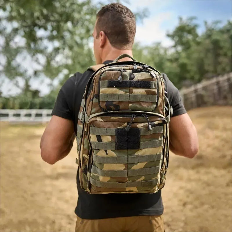 Sac à dos militaire 37L RUSH 24 2.0 Camouflage Woodland
