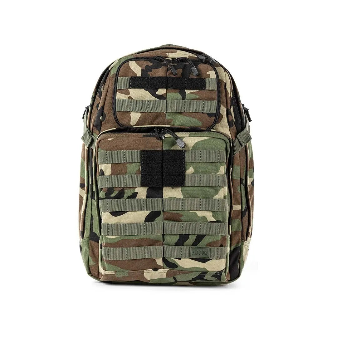 Sac à dos militaire 37L RUSH 24 2.0 Camouflage Woodland
