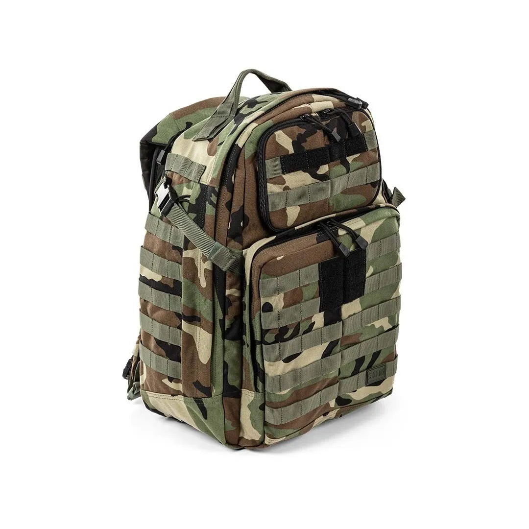 Sac à dos militaire 37L RUSH 24 2.0 Camouflage Woodland