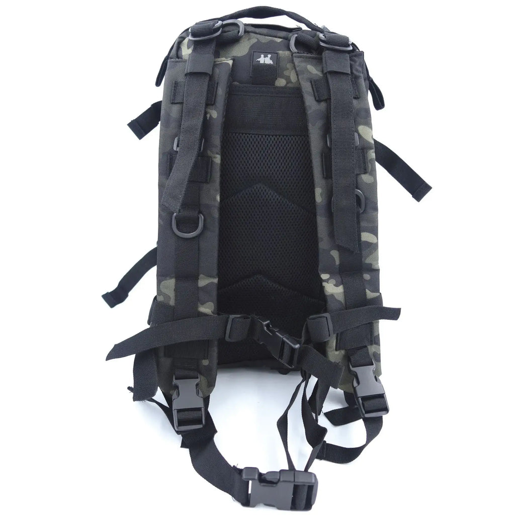 Sac à dos ASSAULT Pack Système MOLLE 27L camo noir - Patrol Equipement