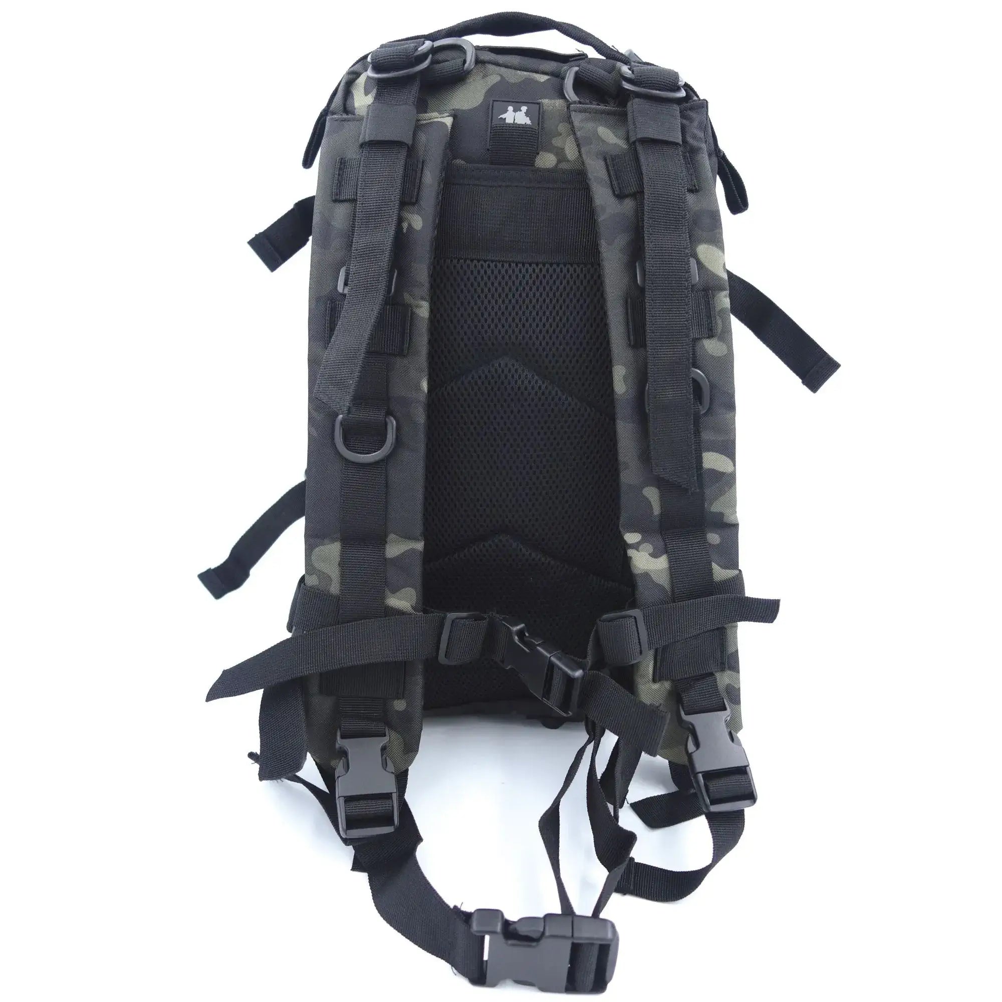 Sac à dos ASSAULT Pack Système MOLLE 27L camo noir - Patrol Equipement