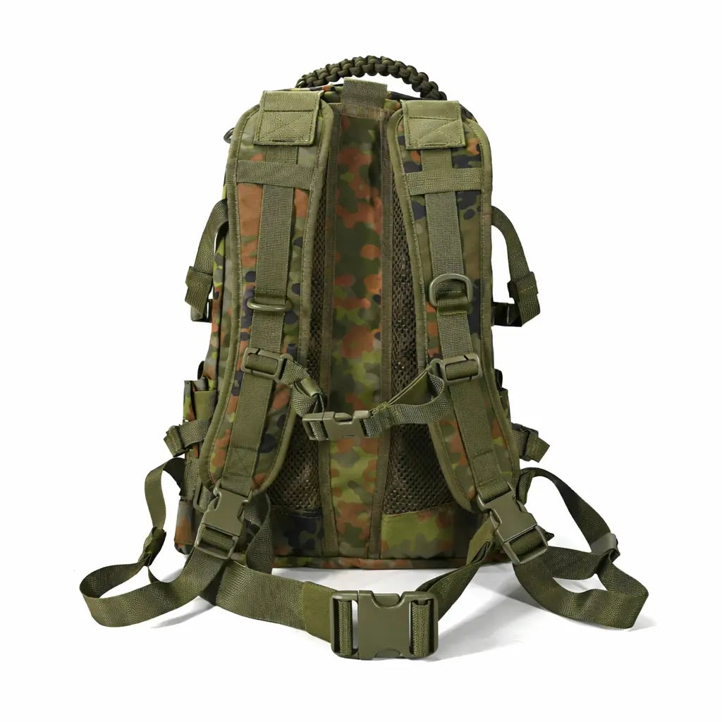 Sac à Dos Tactique 20L Camouflage Flecktarn